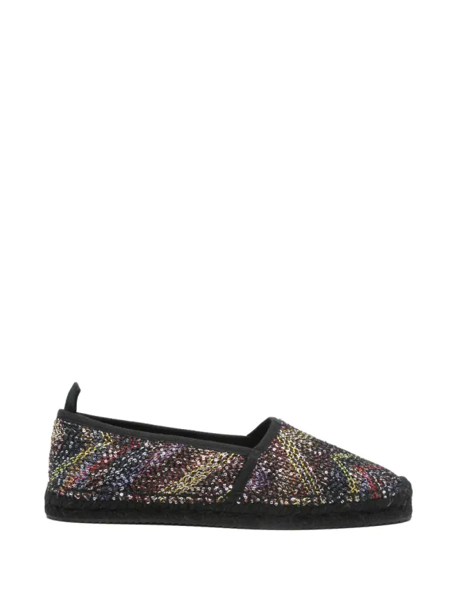 Missoni Missoni スパンコール付きエスパドリーユ（ブラック）の商品画像