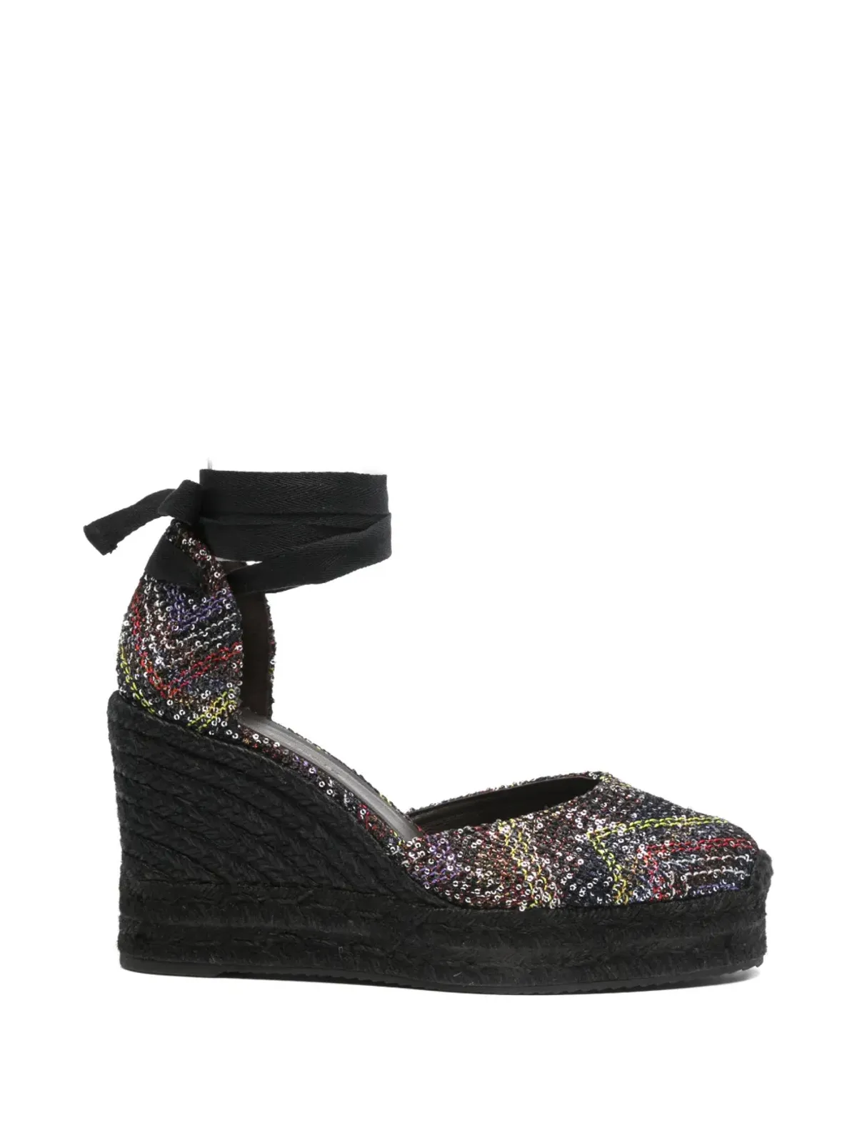 Missoni スパンコール付きウェッジヒール・エスパドリーユ - 画像1