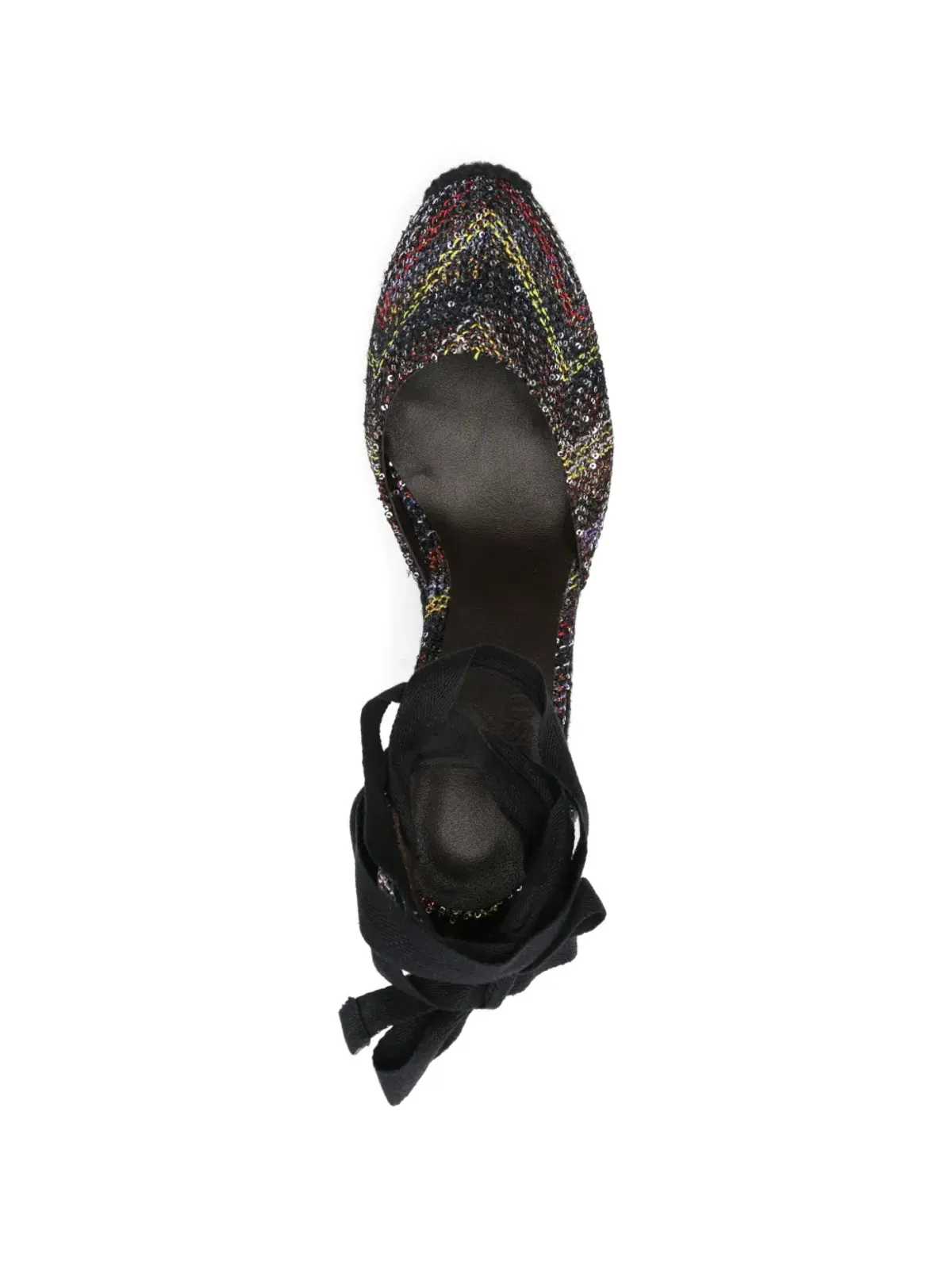 Missoni スパンコール付きウェッジヒール・エスパドリーユ - 画像4