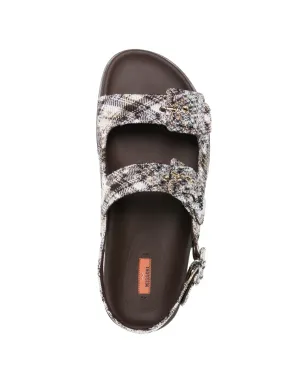 Missoni バックルストラップサンダル - サムネイル4
