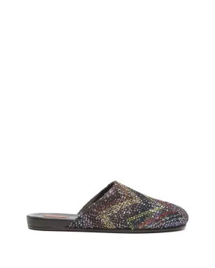 Missoni スパンコール付きフラットミュール - ブラック - サムネイル1