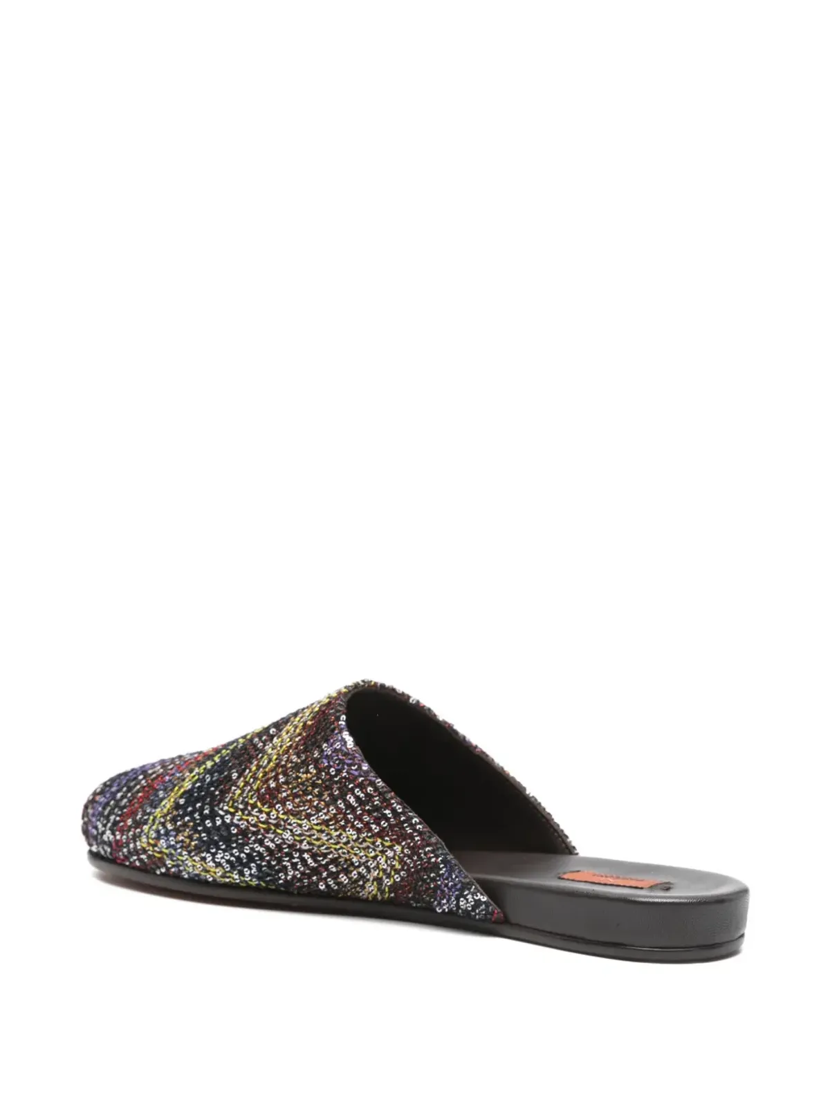 Missoni スパンコール付きフラットミュール - ブラック - 画像3