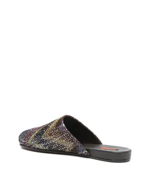 Missoni スパンコール付きフラットミュール - ブラック - サムネイル3