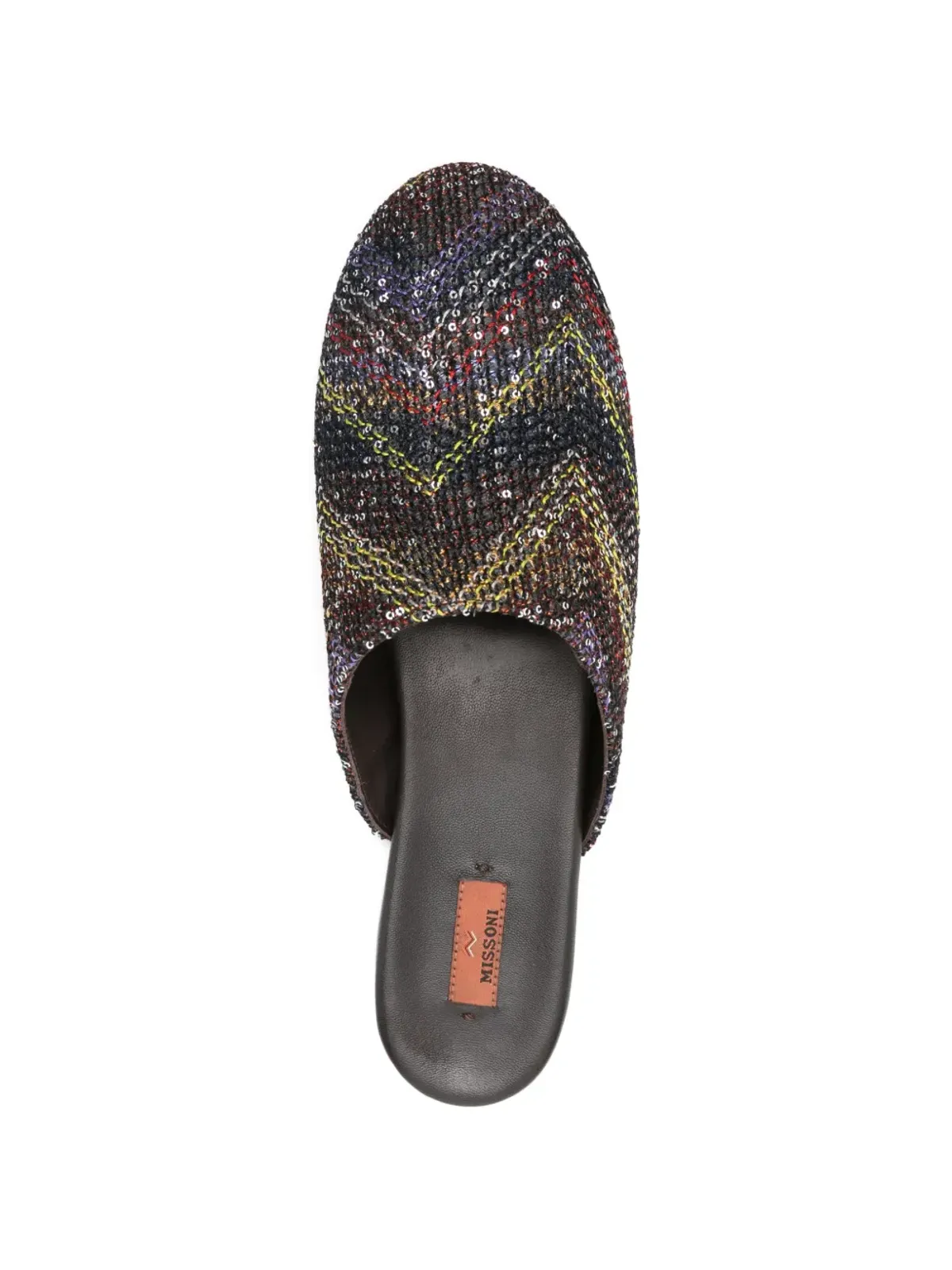 Missoni スパンコール付きフラットミュール - ブラック - 画像4