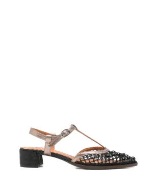 Chie Mihara Hagila beaded heeled pumps - Black - サムネイル1