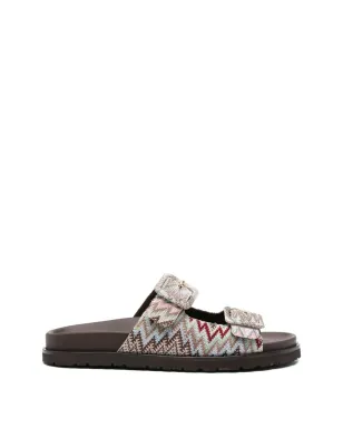 Missoni クリアスネークサンダル ピンク - サムネイル1