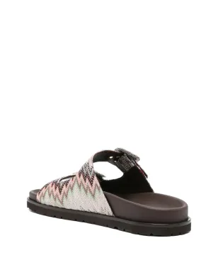 Missoni クリアスネークサンダル ピンク - サムネイル3