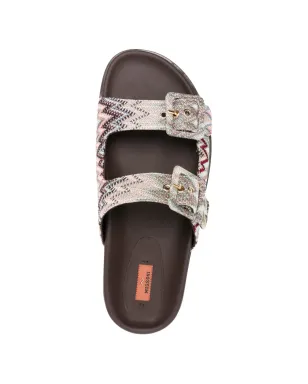 Missoni クリアスネークサンダル ピンク - サムネイル4