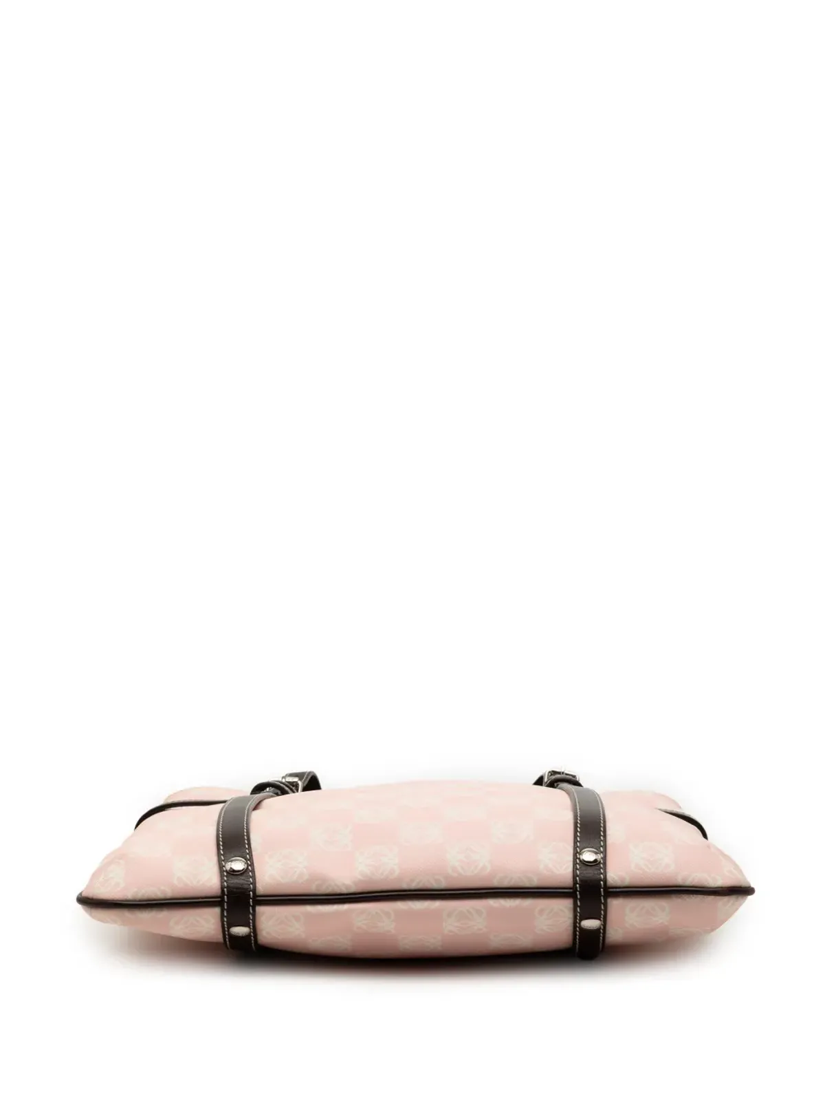 Loewe ビンテージ アナグラム コーテッドキャンバス トートバッグ（2010-2025）- ピンク - 画像4