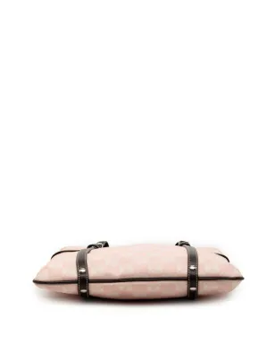 Loewe ビンテージ アナグラム コーテッドキャンバス トートバッグ（2010-2025）- ピンク - サムネイル4