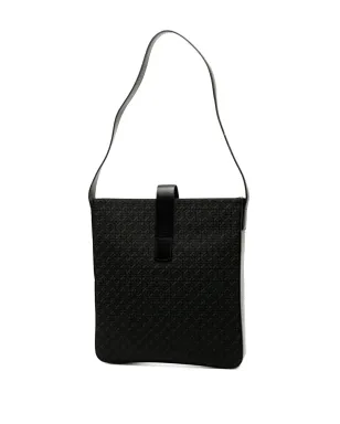 Loewe ビンテージ 20世紀アナグラム キャンバス ショルダーバッグ - ブラック - サムネイル3
