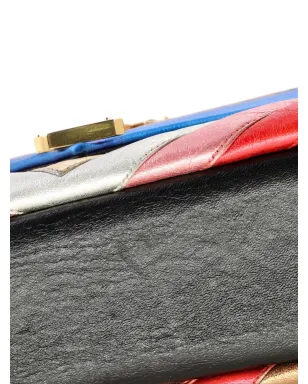 Saint Laurent Pre-Owned クラシックモノグラム スラウチー エンベロープ マテラスチェボン レザー ミディアム サッチェル - ブラック - サムネイル5