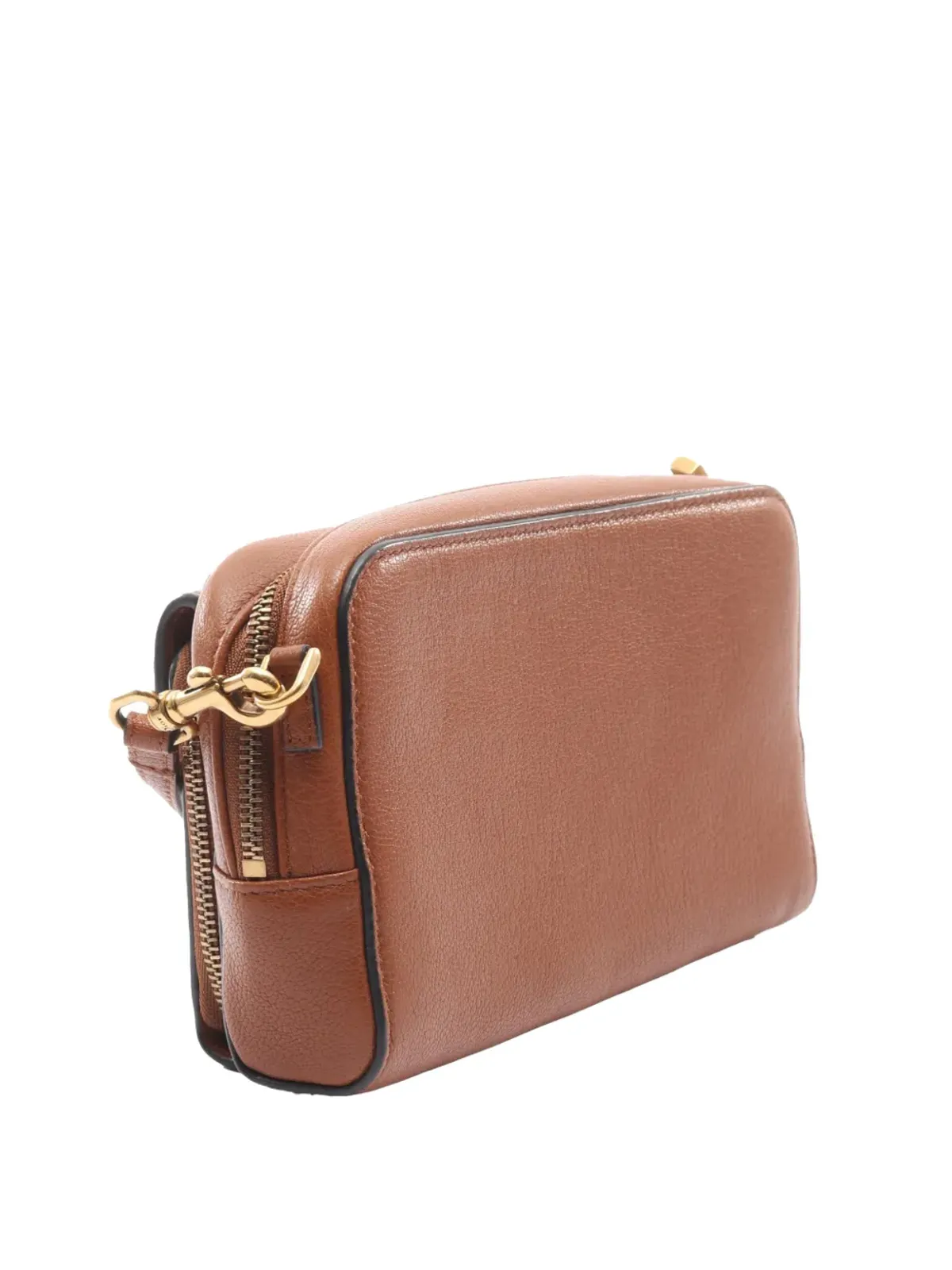 Christian Dior Pre-Owned レザー ダブルサドルポーチ クロスボディバッグ - 画像3