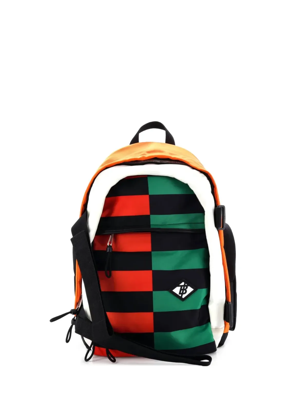 Burberry Pre-Owned ネビス カラーブロック エコニル ラージ バックパック - 画像1