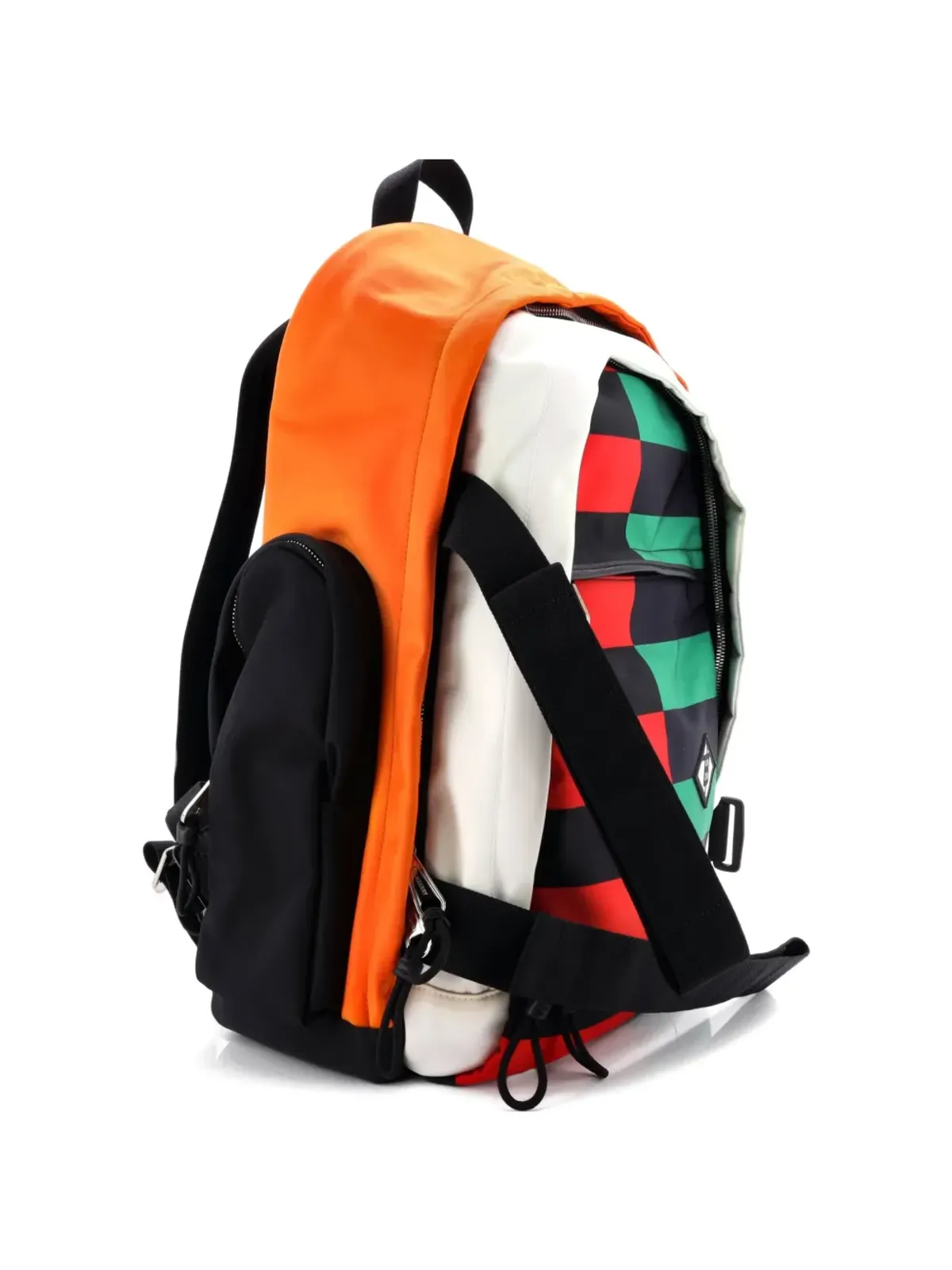 Burberry Pre-Owned ネビス カラーブロック エコニル ラージ バックパック - 画像4