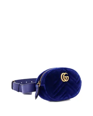 Gucci Pre-Owned GG Marmont Matelasse Velvet ベルトバッグ - サムネイル3
