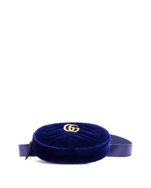 Gucci Pre-Owned GG Marmont Matelasse Velvet ベルトバッグ - サムネイル4