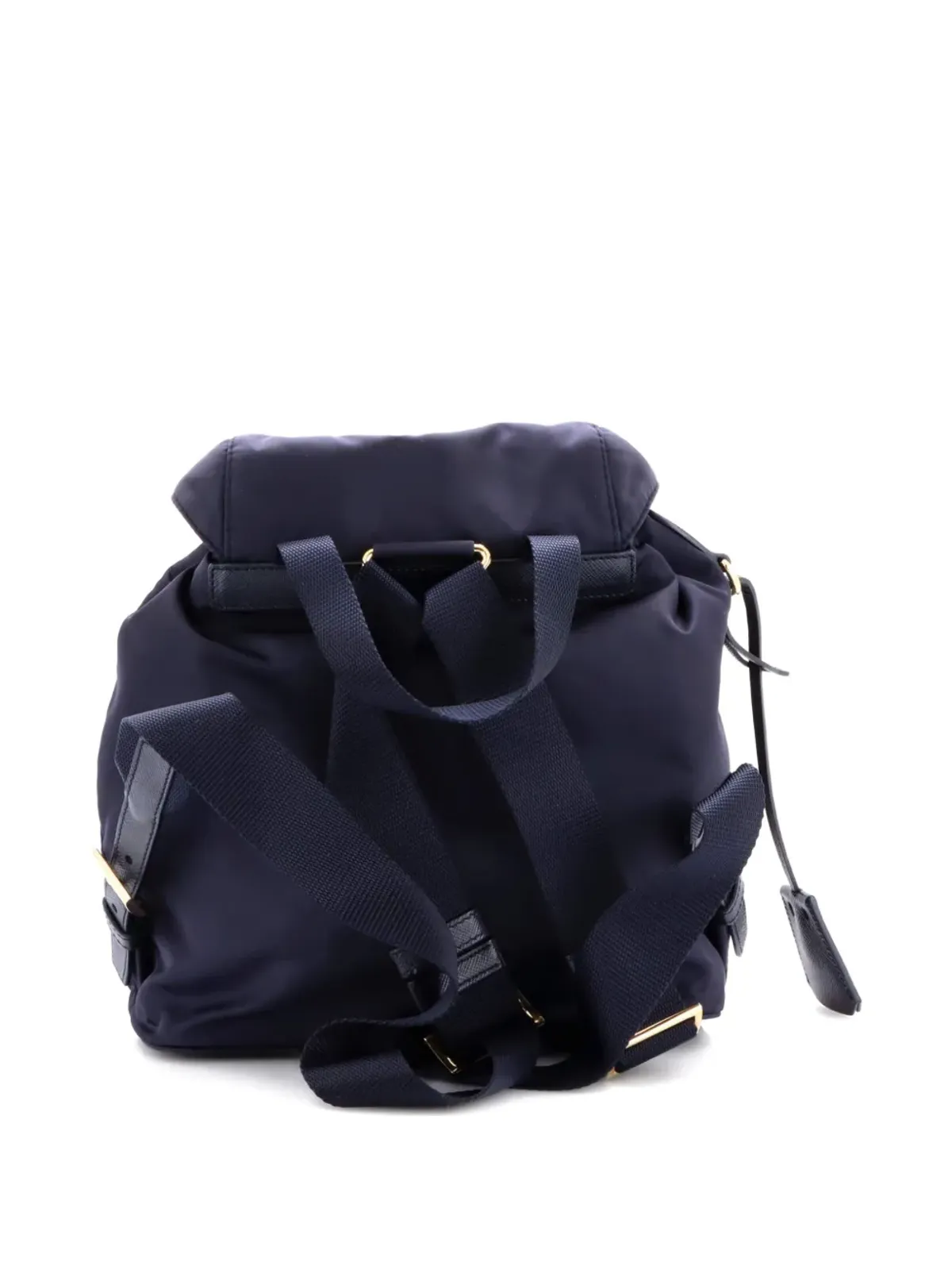 Prada Pre-Owned Re-Edition 1978 Pocket Re-Nylon with Saffiano Leather backpack - Blue - 画像2