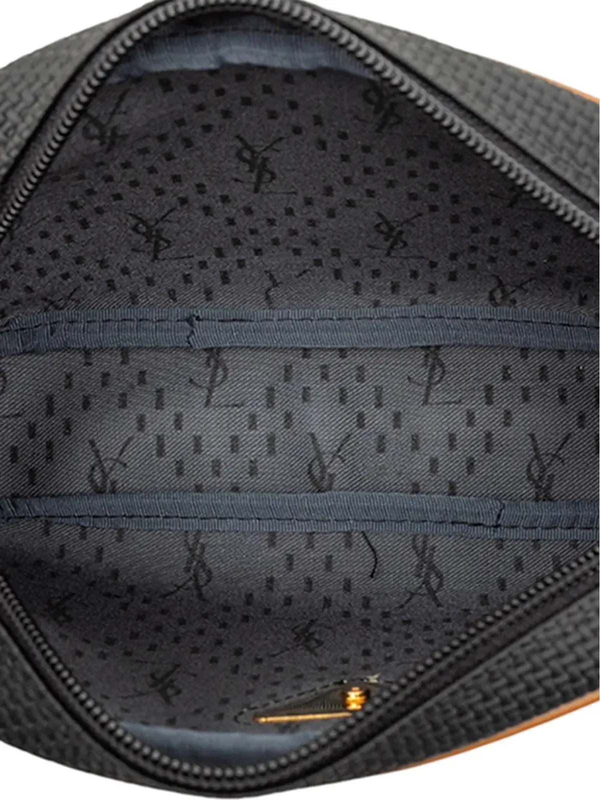 Saint Laurent Vintage 20th Century コーテッドキャンバス ポーチ - ブラック - 画像4