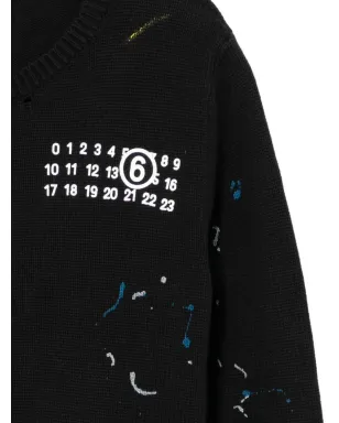 MM6 Maison Margiela Kids ロゴセーター - サムネイル3