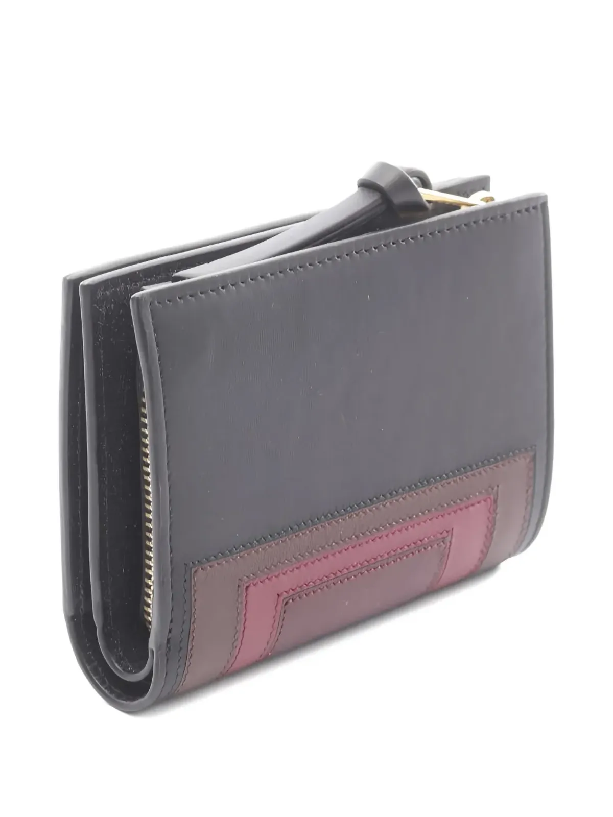 Loewe Pre-Owned アルバーズ×ロエベ 幾何学模様の二つ折り財布 - 画像2