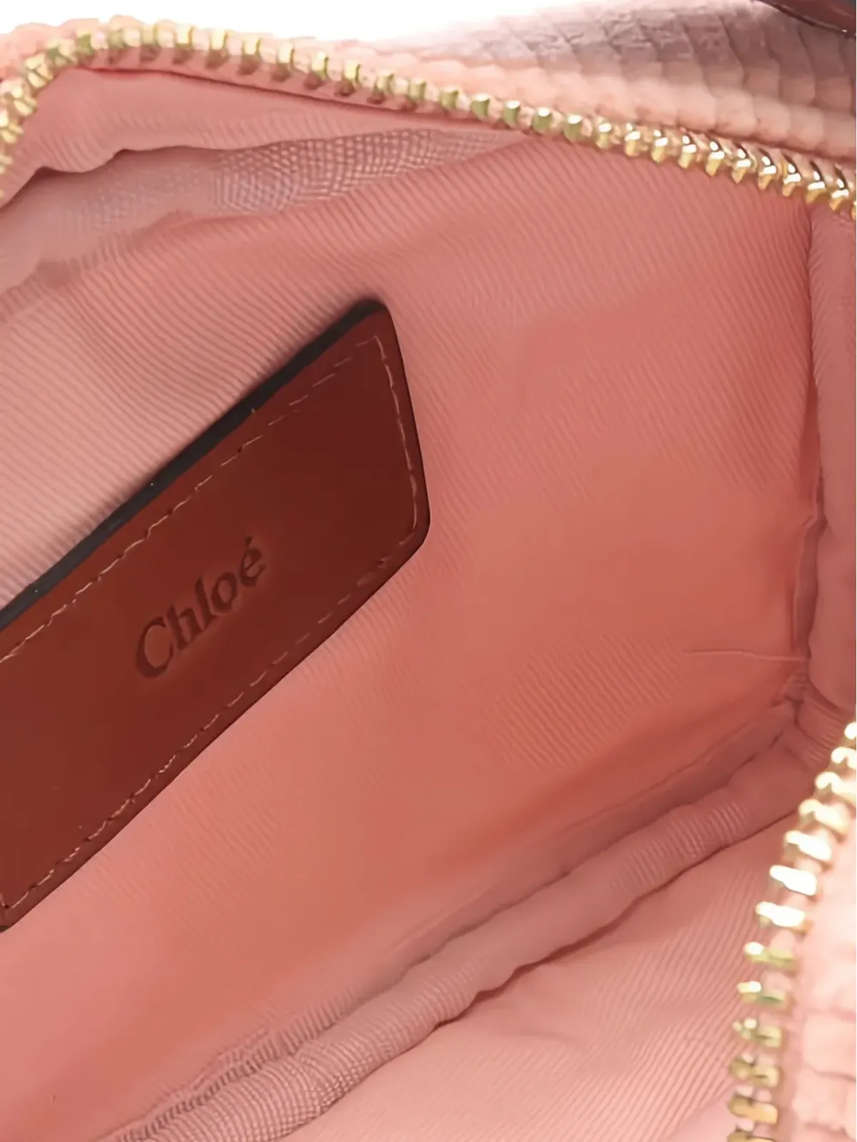 Chloé Pre-Owned コーデュロイショルダーバッグ - 画像3