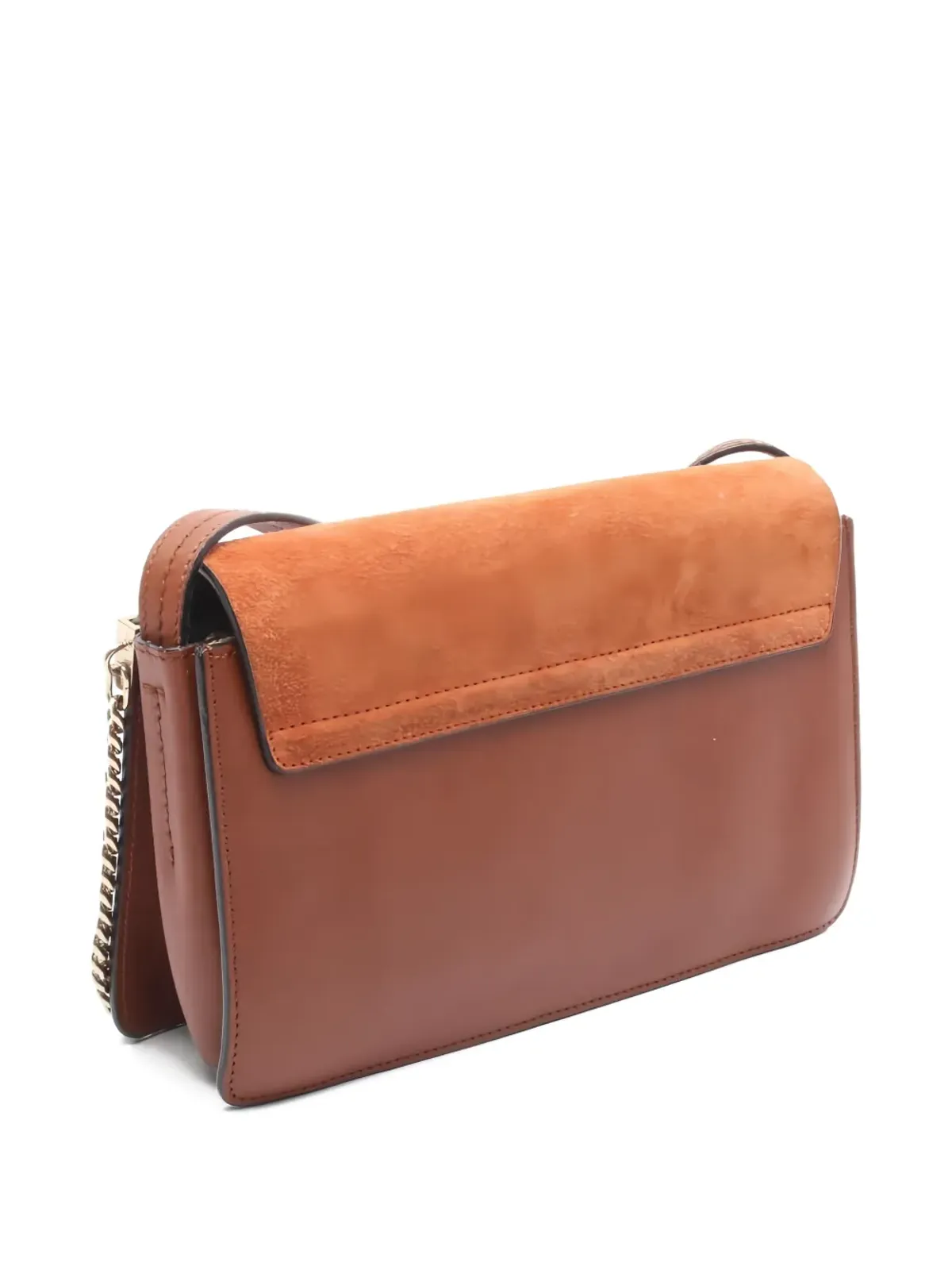 Chloé ビンテージ 2000年代 Faye スエードフラップレザー ショルダーバッグ - ブラウン - 画像2