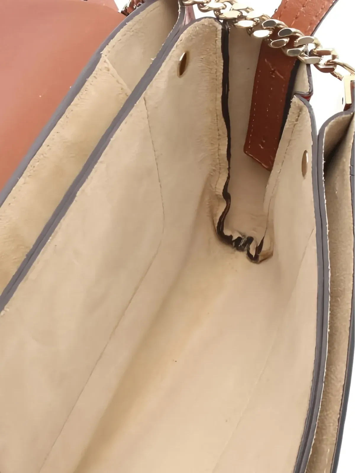 Chloé ビンテージ 2000年代 Faye スエードフラップレザー ショルダーバッグ - ブラウン - 画像3