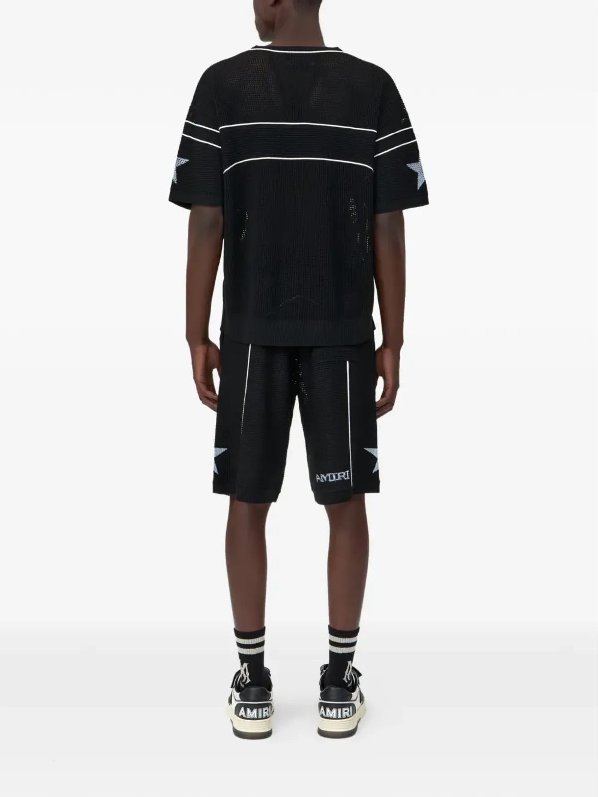 AMIRI Vネック ジャージーTシャツ - 画像4