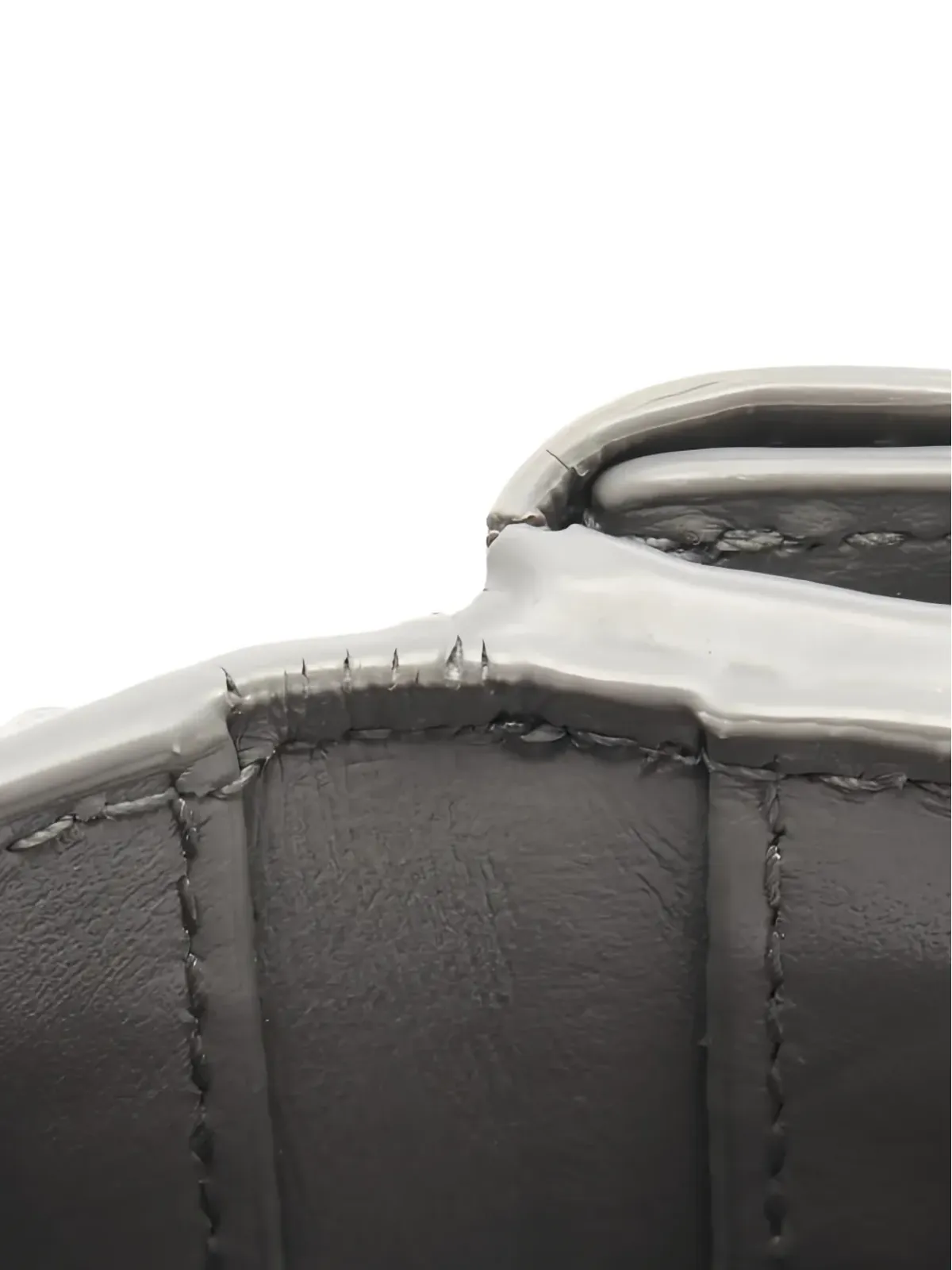 Bottega Veneta Pre-Owned 2000S Intrecciato trifold leather wallet - Grey - 画像3