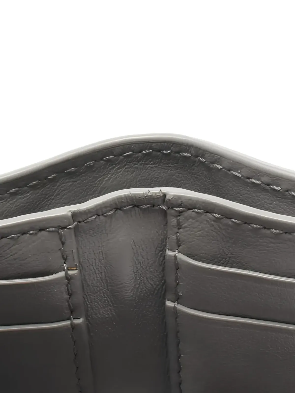 Bottega Veneta Pre-Owned 2000S Intrecciato trifold leather wallet - Grey - 画像4
