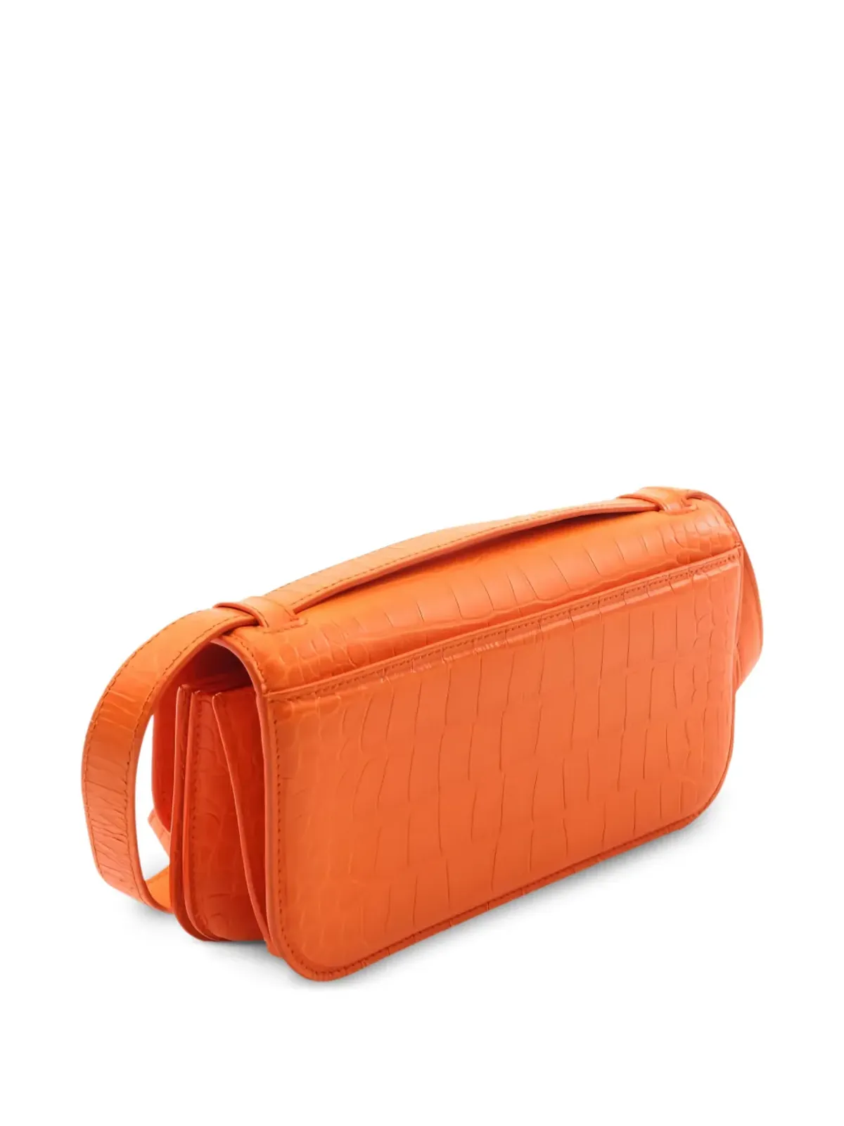 Balenciaga Pre-Owned ゴシップ クロコエンボス ショルダーバッグ - オレンジ - 画像2