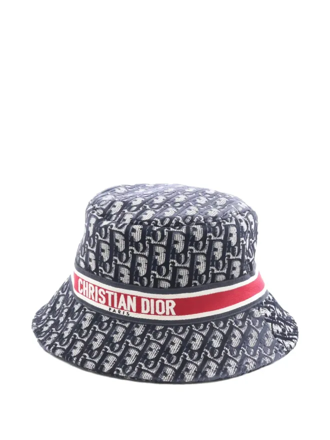 Christian Dior Pre-Owned Christian Dior Pre-Owned 10sオブリーク ベルベットハットの商品画像