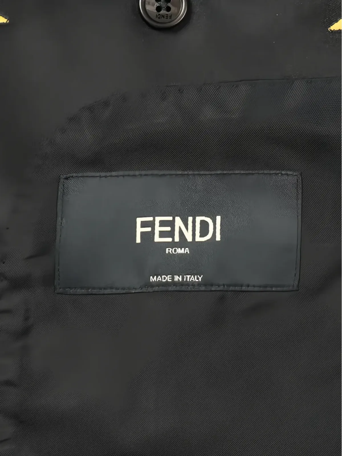 Fendi Pre-Owned Bugseye シングルブレストジャケット（ブラック） - 画像5