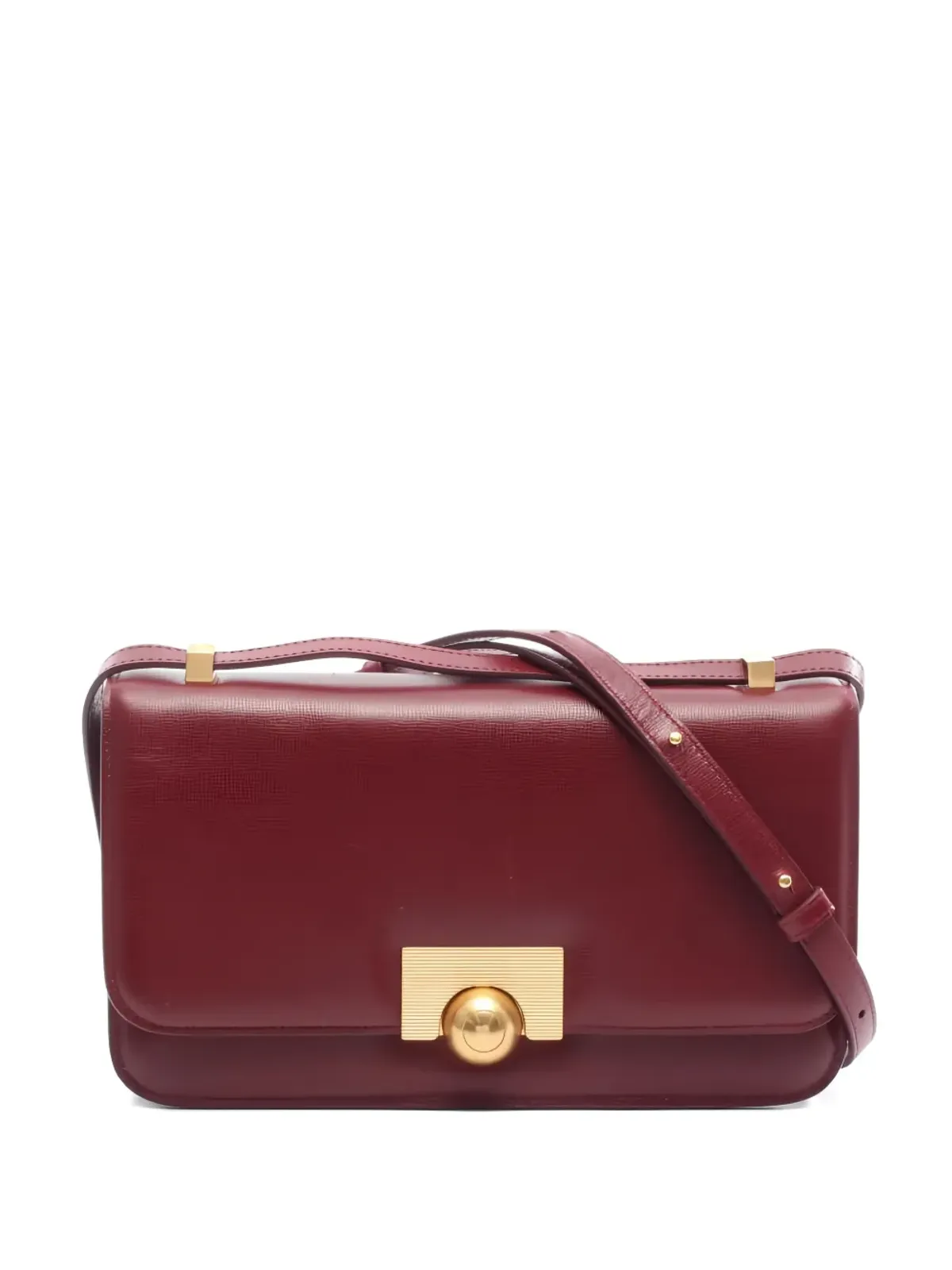 Bottega Veneta Pre-Owned フラップトップレザー クロスボディバッグ - 画像1