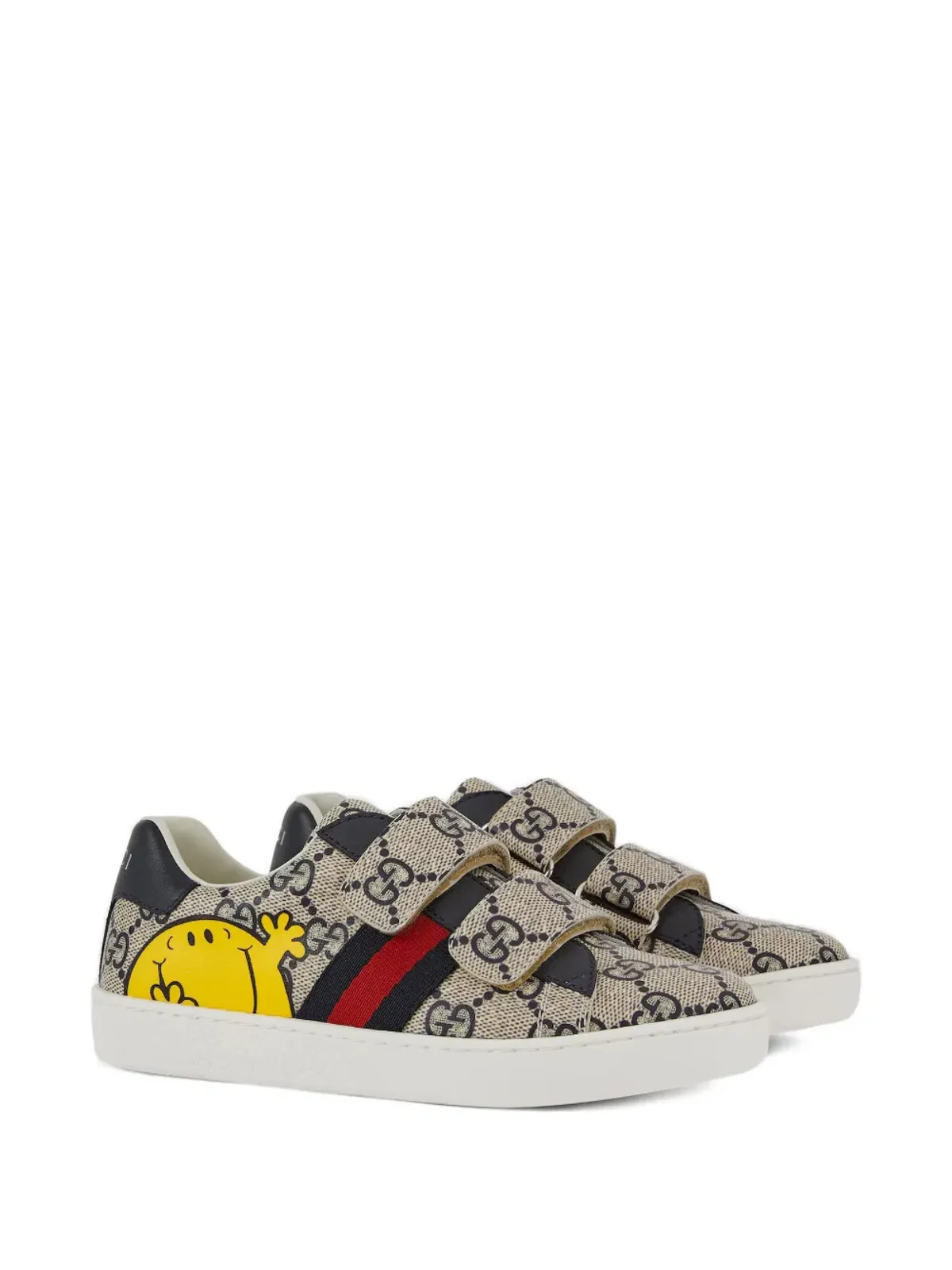 Gucci Kids x MR. MEN Little Miss Ace ロゴパターン スニーカー - 画像1
