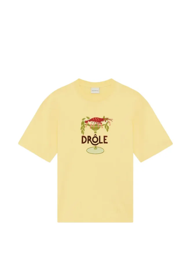 Drôle De Monsieur Drôle De Monsieur ロブスターカップ刺繍Tシャツの商品画像