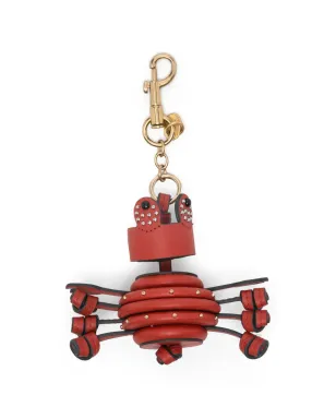 Anya Hindmarch カニチャーム付きキーホルダー - レッド - サムネイル1