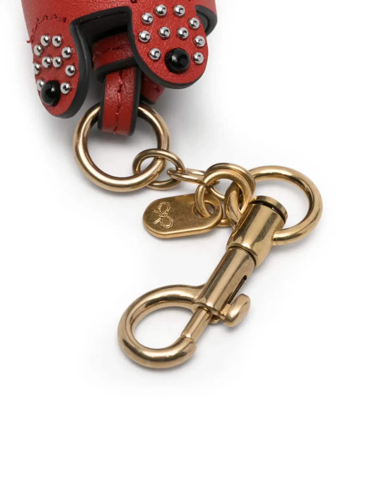 Anya Hindmarch カニチャーム付きキーホルダー - レッド - 画像2
