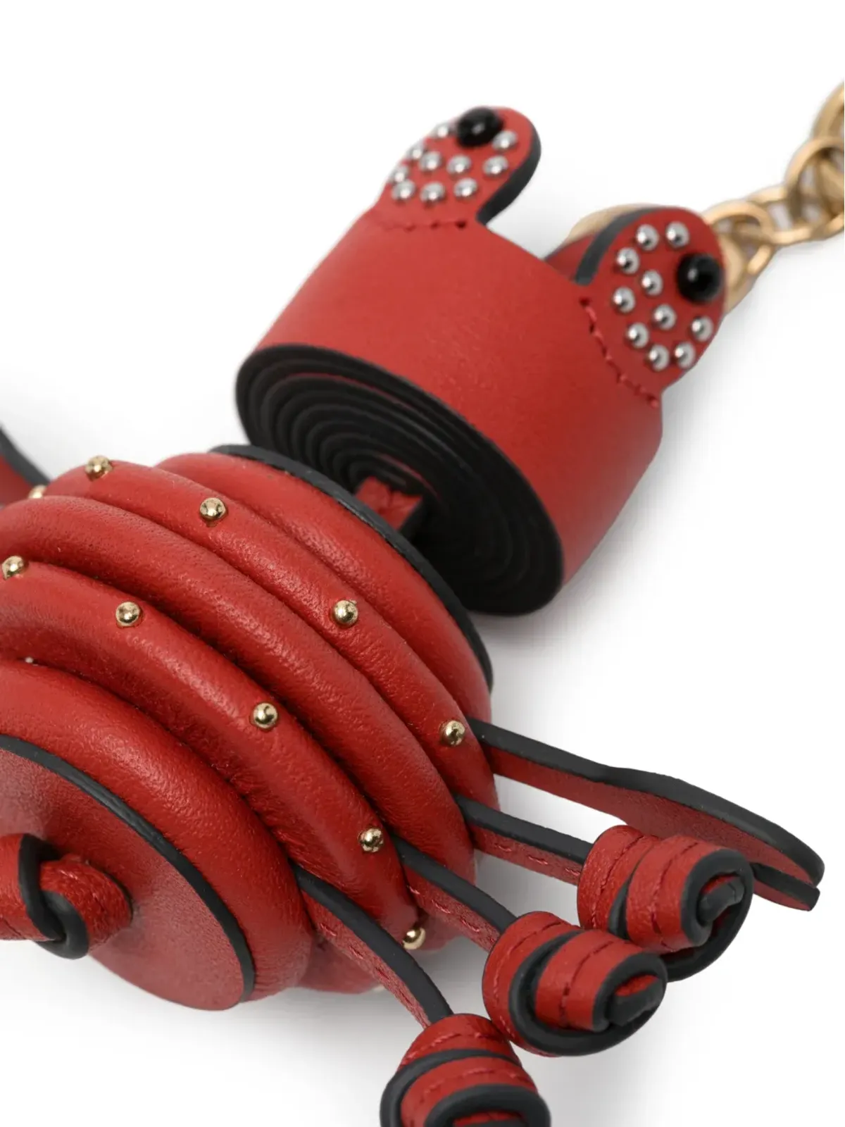 Anya Hindmarch カニチャーム付きキーホルダー - レッド - 画像3