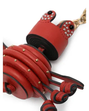 Anya Hindmarch カニチャーム付きキーホルダー - レッド - サムネイル3