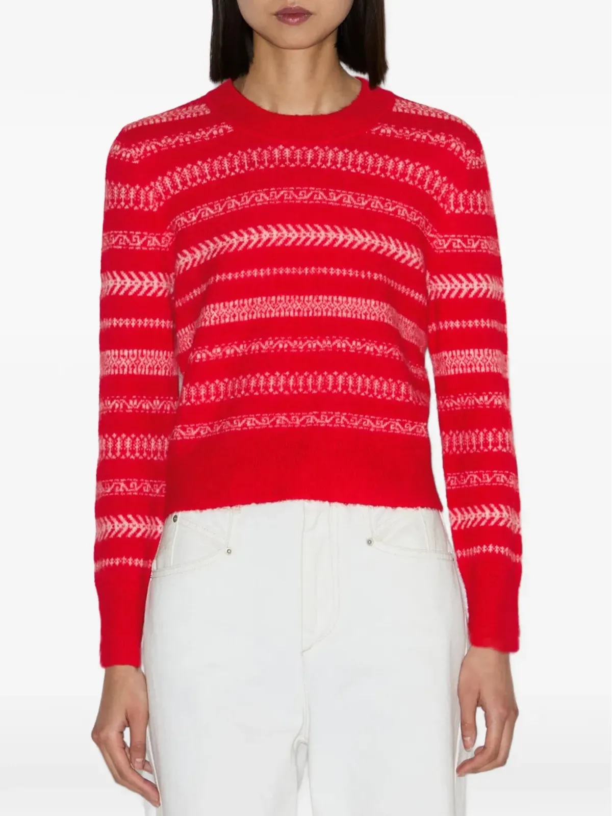 MARANT ÉTOILE Amity ジャカード編みニットセーター - 画像3