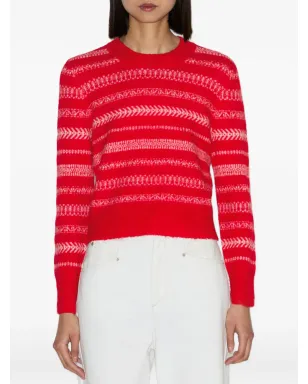 MARANT ÉTOILE Amity ジャカード編みニットセーター - サムネイル3