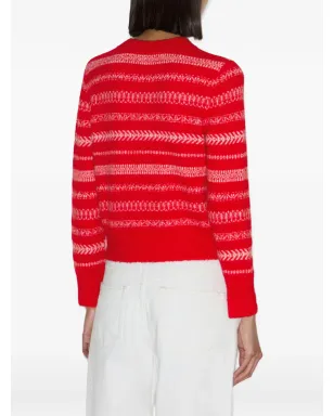 MARANT ÉTOILE Amity ジャカード編みニットセーター - サムネイル4