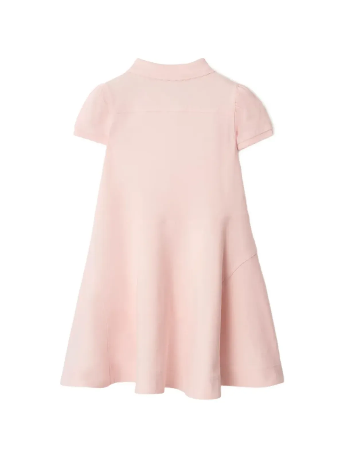 Burberry Kids ロゴ刺繍入り半袖ワンピース - 画像2