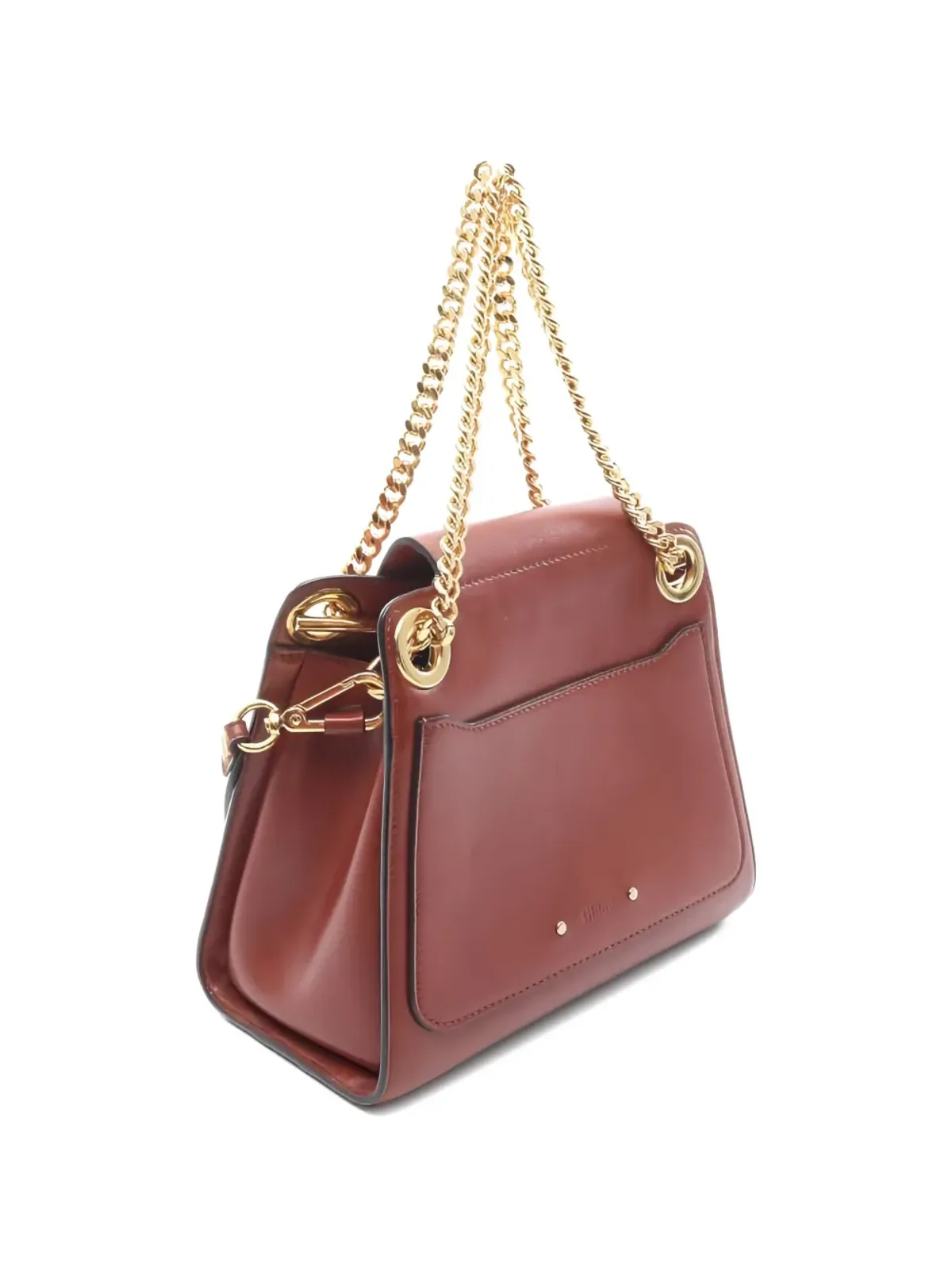 Chloé Pre-Owned アニー チェーンストラップ レザー ショルダーバッグ - 画像2