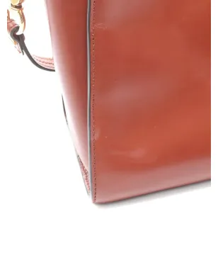 Chloé Pre-Owned アニー チェーンストラップ レザー ショルダーバッグ - サムネイル4