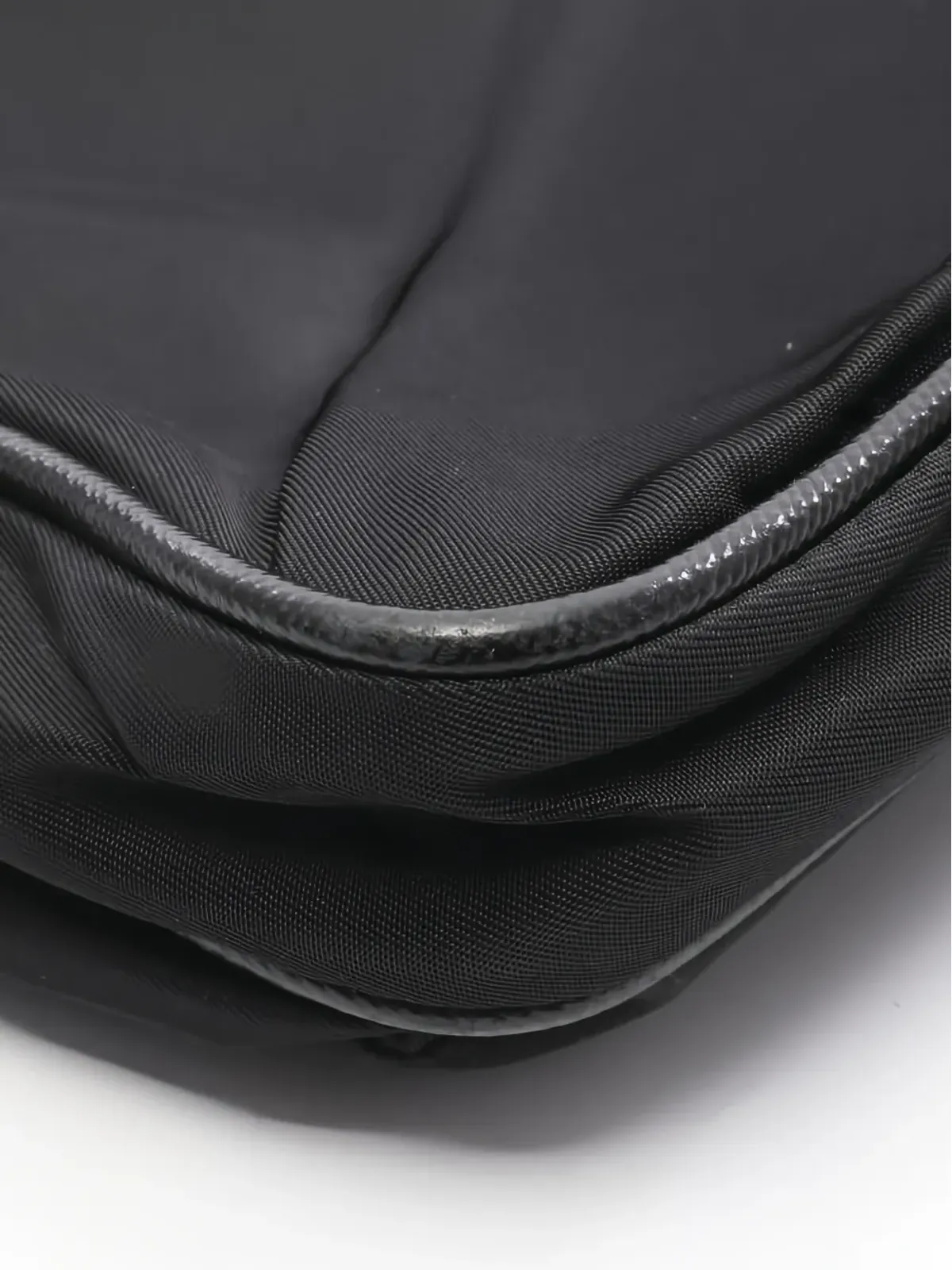 Prada Pre-Owned 2010年代 レザー×ナイロン ショルダーバッグ - 画像5