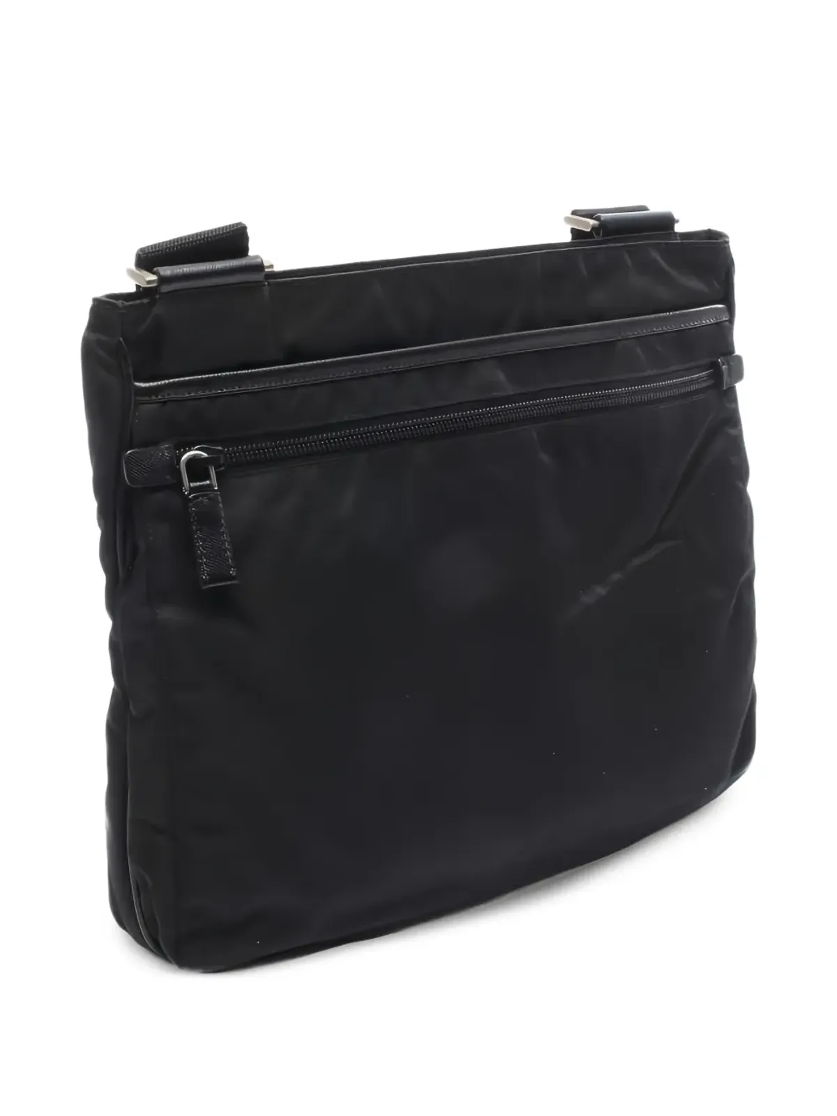 Prada Pre-Owned 2010年代 レザー×ナイロン ショルダーバッグ - 画像2