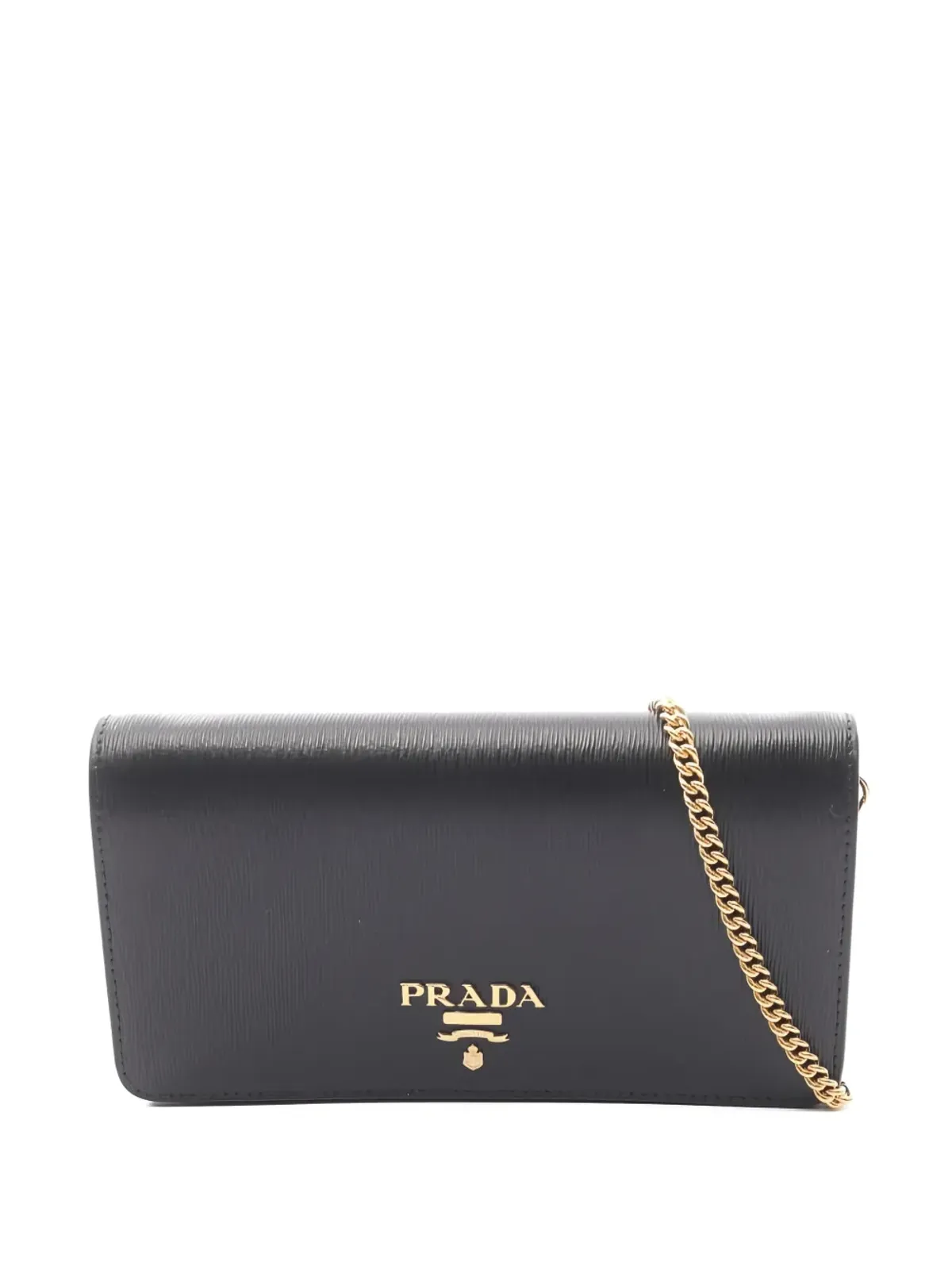 Prada Pre-Owned チェーンレザー財布 - 画像1